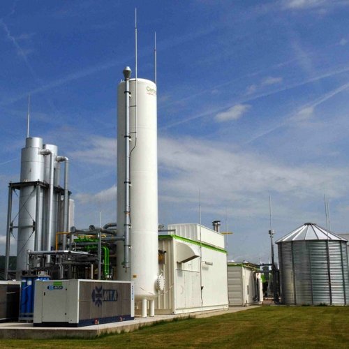 Biogasanlage der Erdgas Südwest in Riedlingen