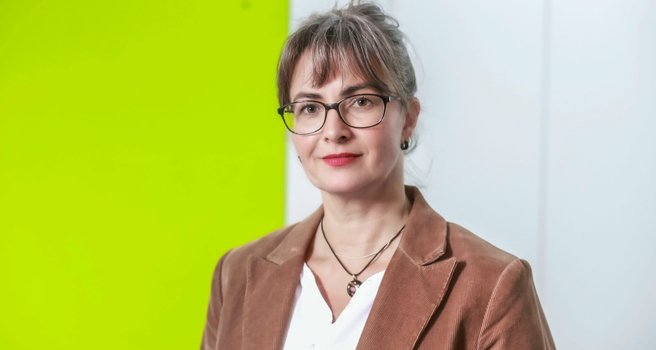 Portrait von Sandra Klingler - Nachhaltigkeitsmanagerin der Erdgas Südwest GmbH